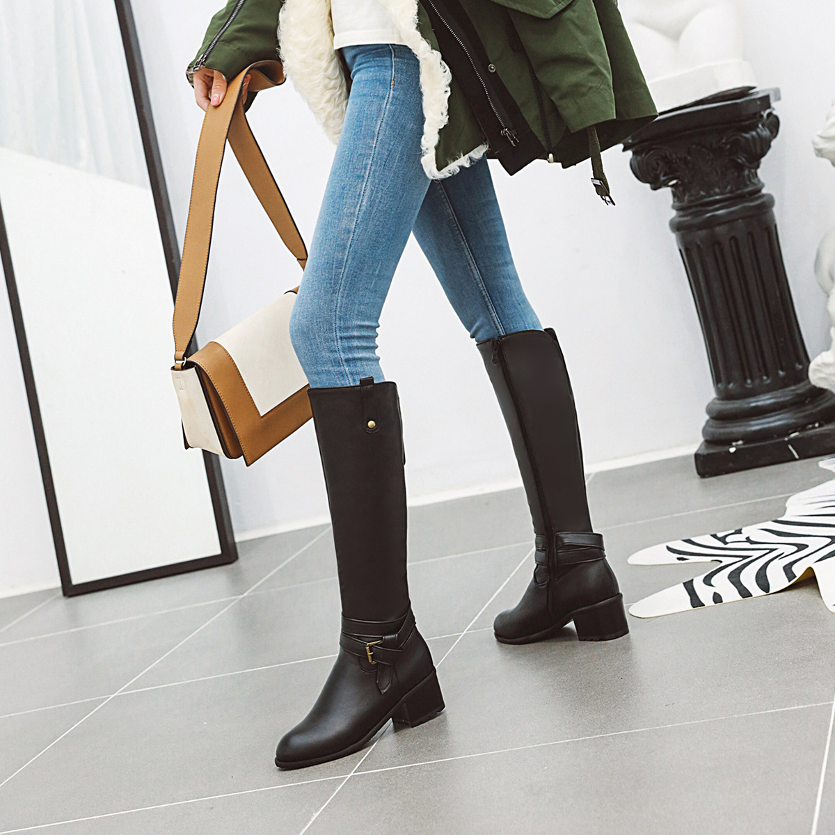 Motorcycle Boots, Belt Buckles, High Boots