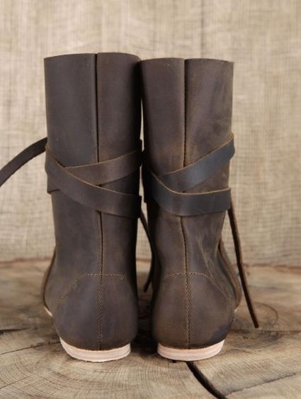 Retro Lace Up Roman Boots, Low Heel Casual Motorcycle Boots