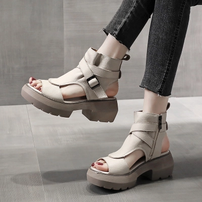 Retro Toe High Top Sandals 01