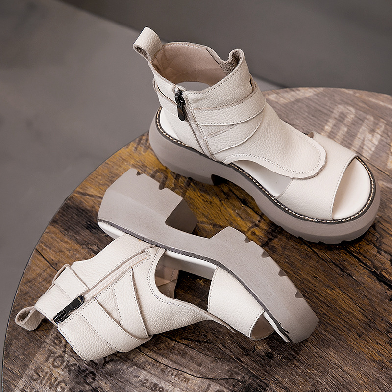 Retro Toe High Top Sandals