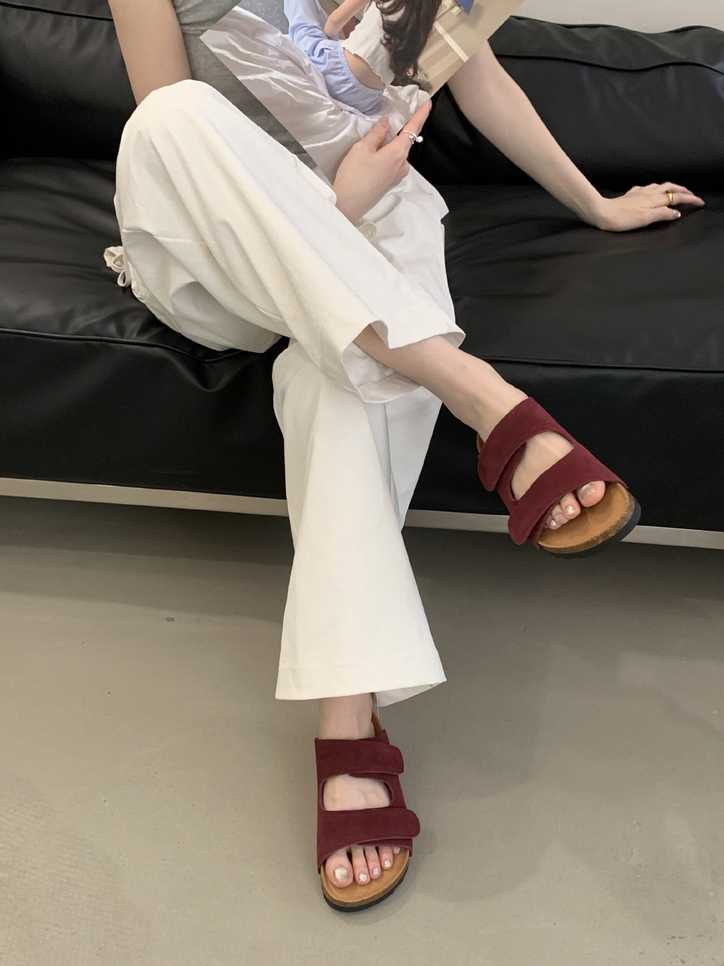 Retro Velcro Casual Sandals