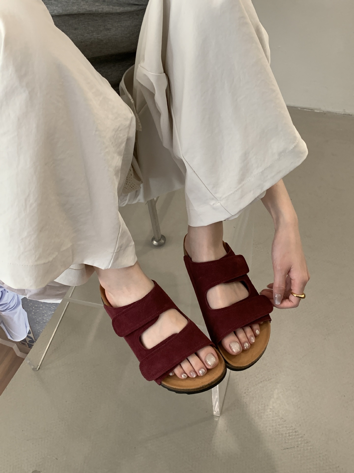 Retro Velcro Casual Sandals
