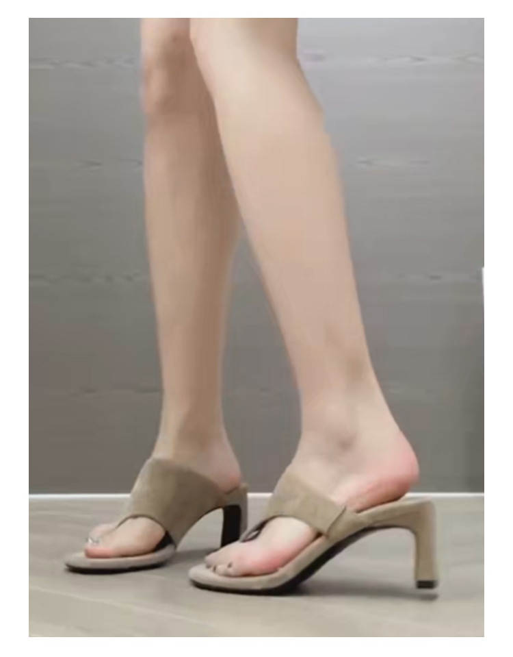 Thick Soled Retro Toe Flip Flops