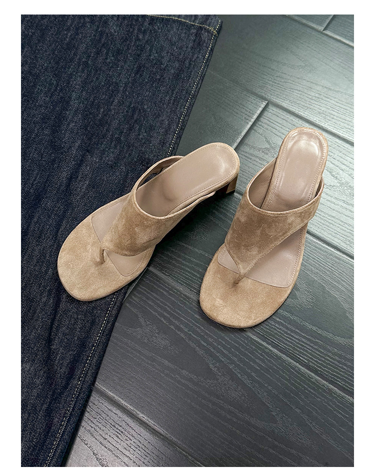 Thick Soled Retro Toe Flip Flops