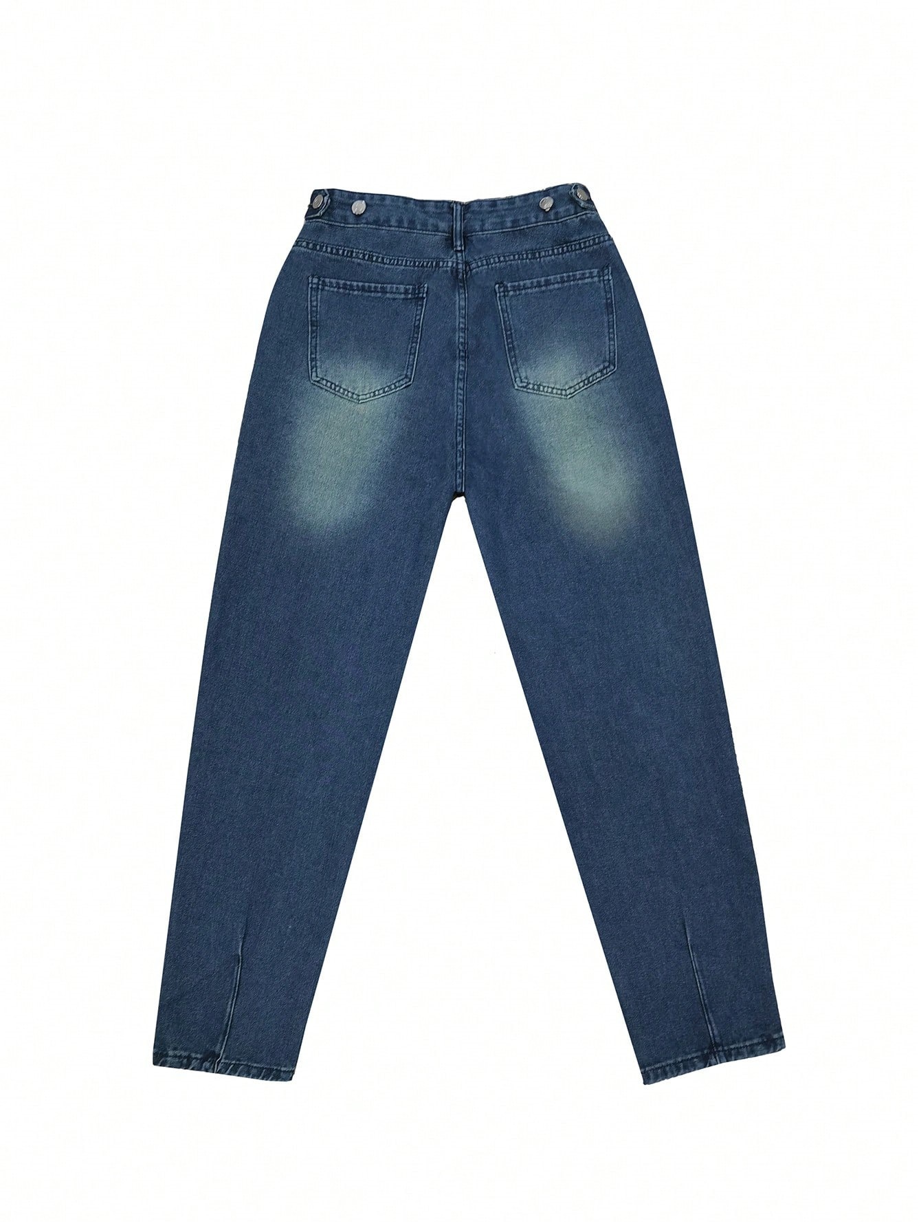 Casual Haren Pants, Blue Washed Denim Jeans