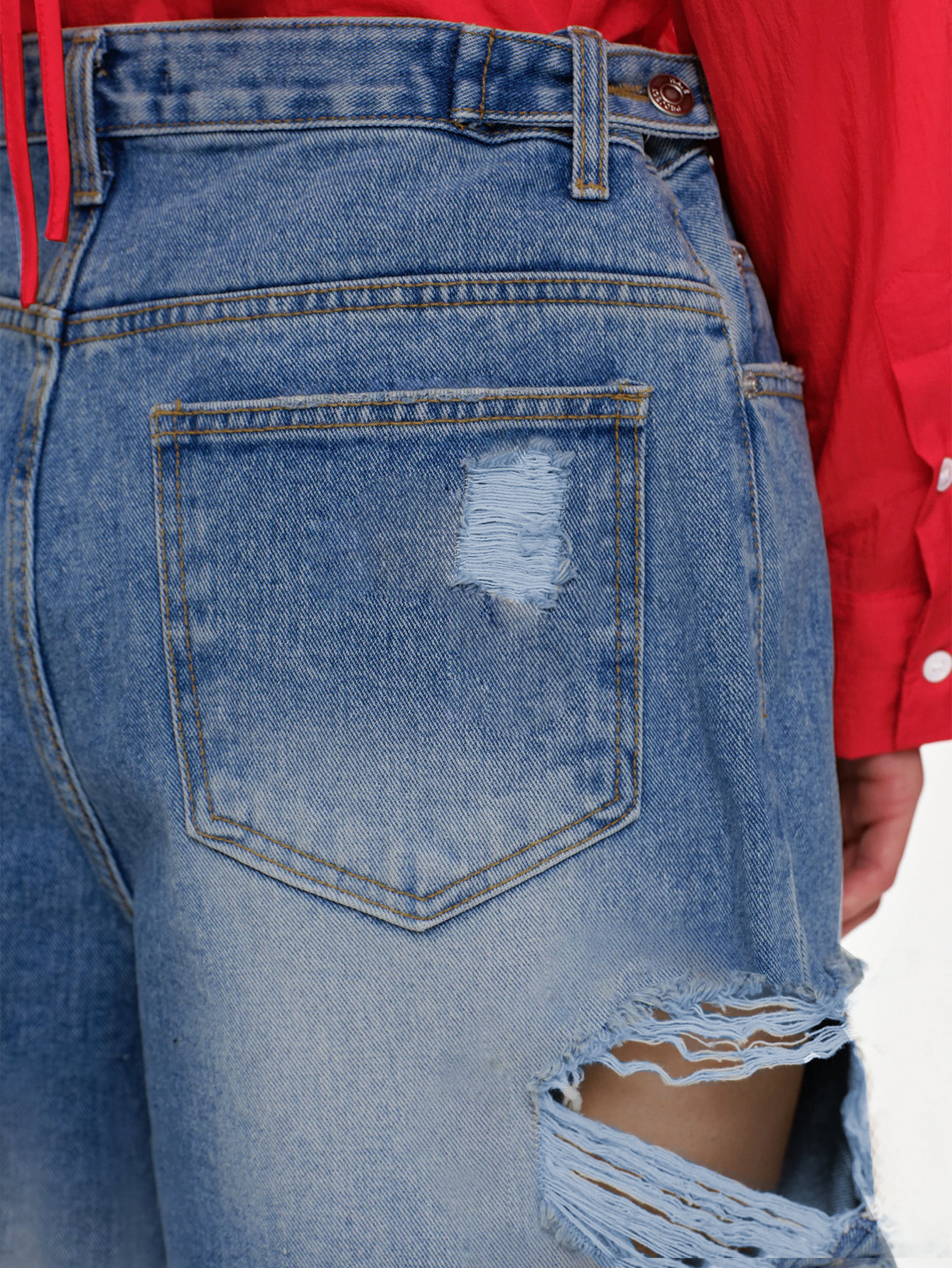 Casual Loose Ripped Jeans