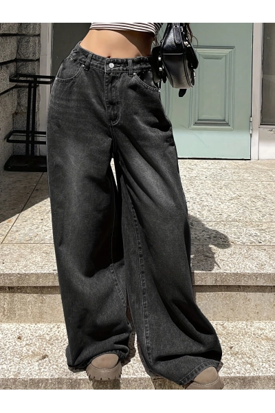 Design Inspired Wide Leg Jeans 01