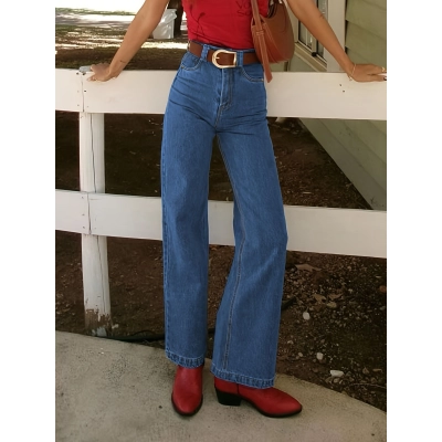 Retro Loose Straight Leg Casual Pants Long Pants 01