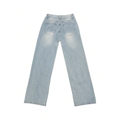 Wide Leg Straight Leg Versatile Casual Floor Pants, Long Pants 02