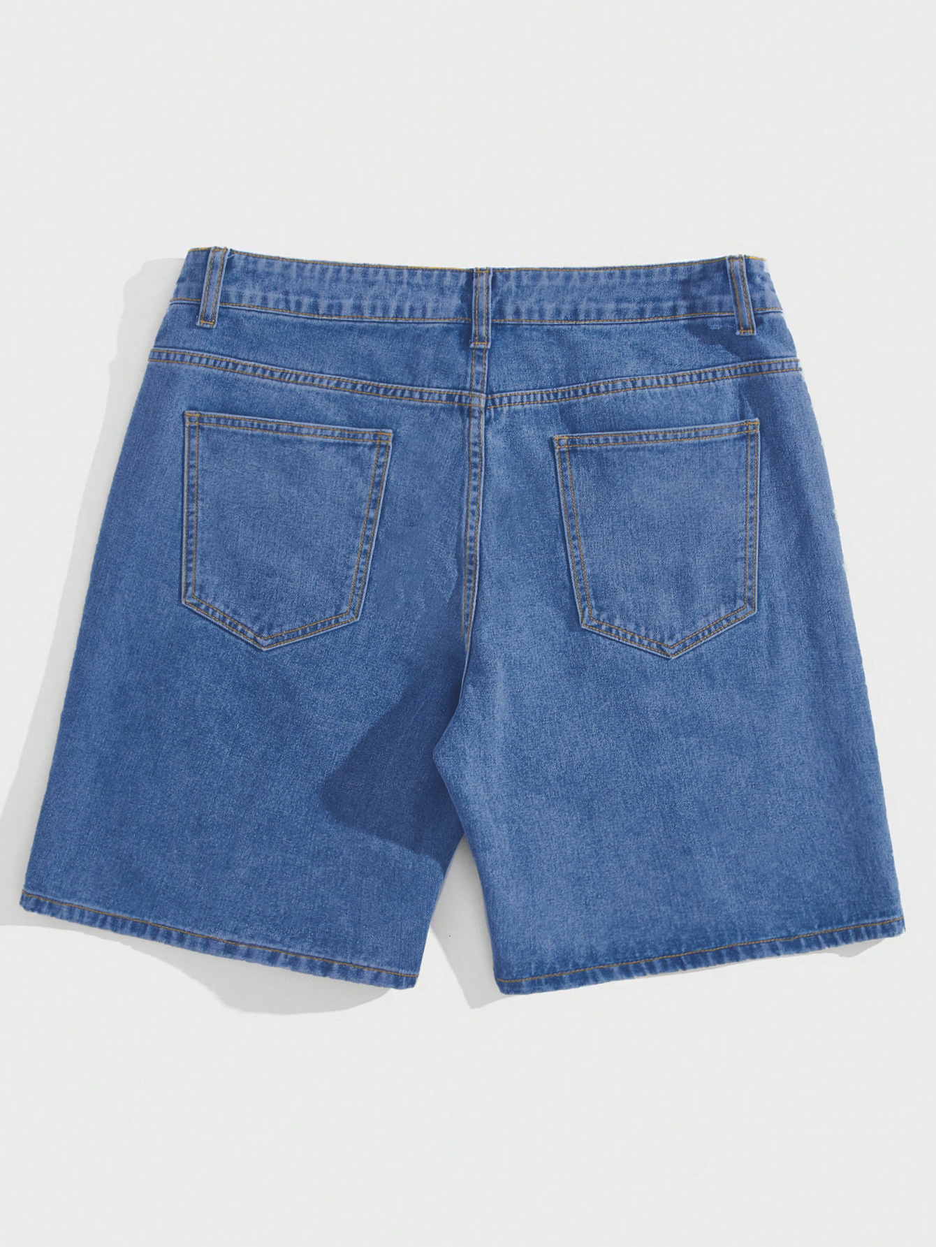 Design Inspired Star Denim Shorts