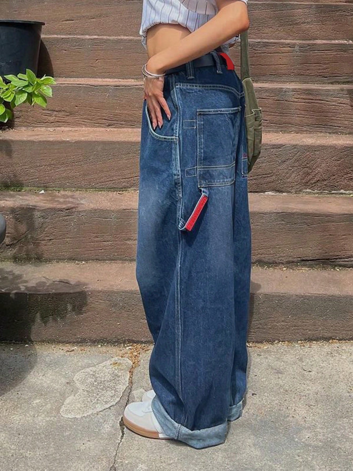 Loose Workwear Design Denim Jeans