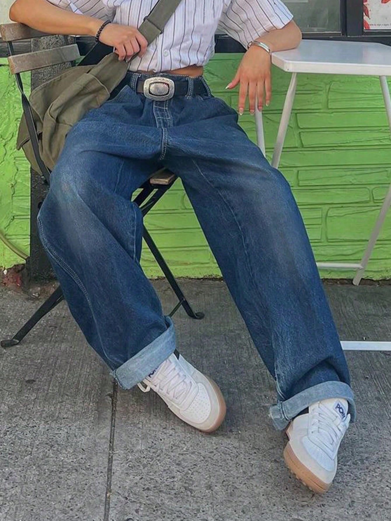 Loose Workwear Design Denim Jeans