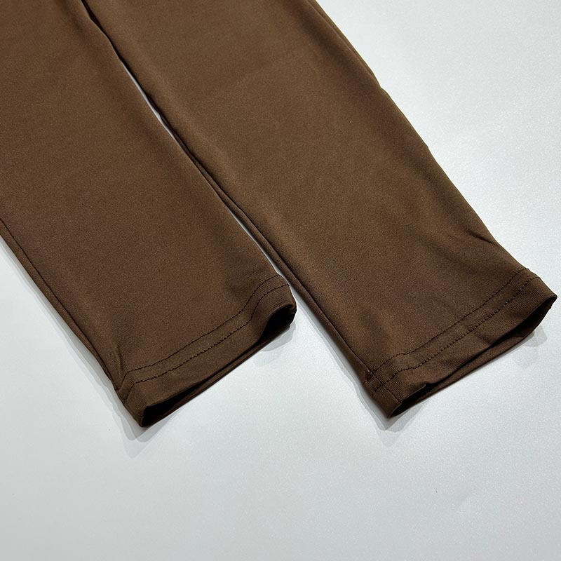  Lace-Up Front Ribbed Bodysuit - Mock Neck Long Sleeve Solid Jumpsuit with Metal Grommets