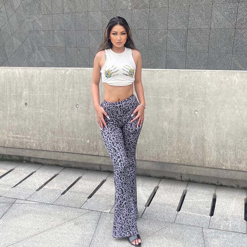 2025 Women's High Waist Flare Leg Workout Pants