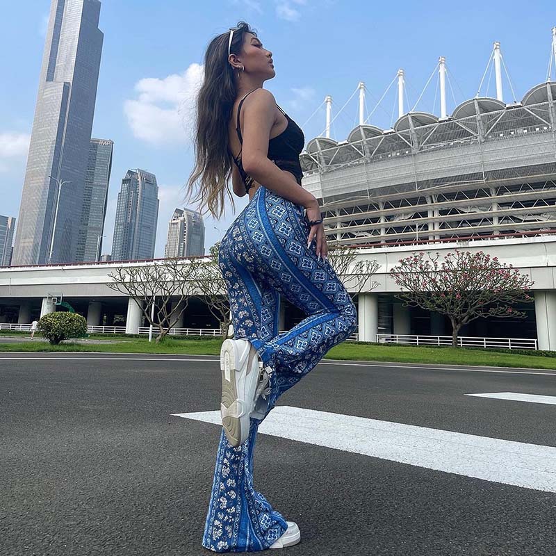 2025 Women's High Waist Flare Leg Workout Pants