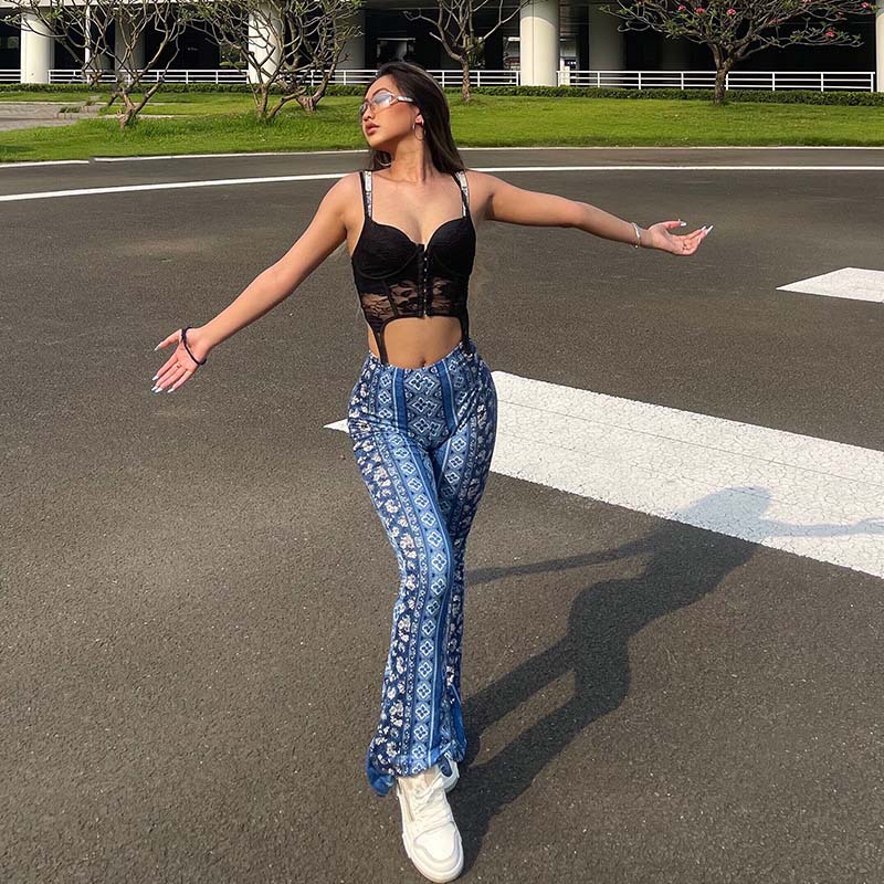 2025 Women's High Waist Flare Leg Workout Pants