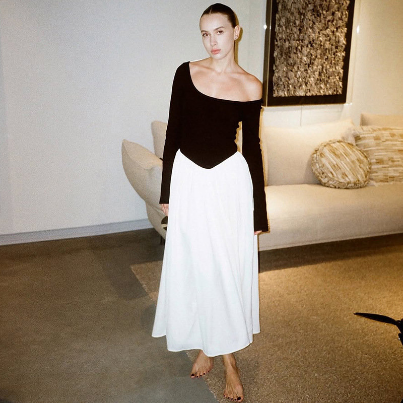 Fall New Arrival Sexy Off-Shoulder Long Sleeve