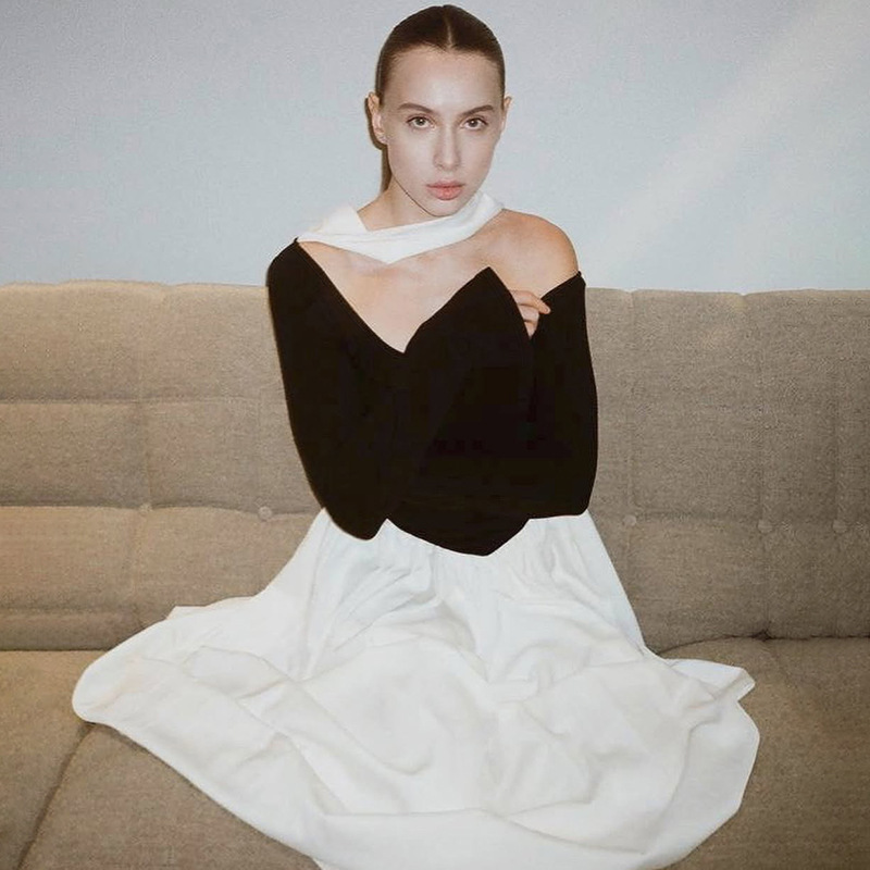 Fall New Arrival Sexy Off-Shoulder Long Sleeve