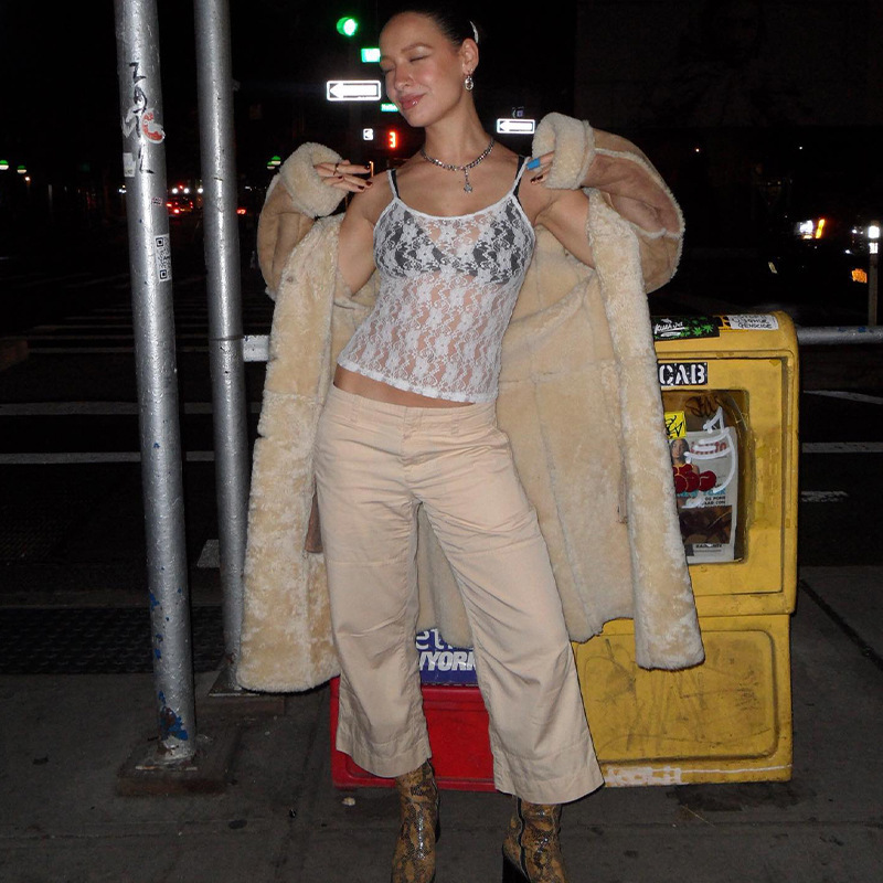 Women's Summer Crop Cami Top – Slim-Fit Racerback Tank