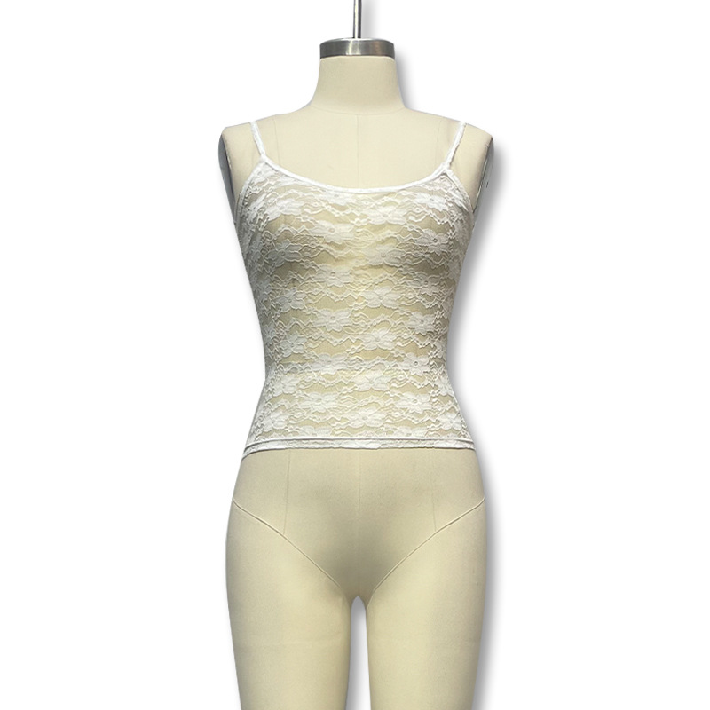 Women's Summer Crop Cami Top – Slim-Fit Racerback Tank