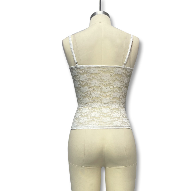 Women's Summer Crop Cami Top – Slim-Fit Racerback Tank