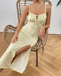 Sling Floral Split Dress review Jessica Lee