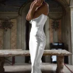 Elegant Satin Slip Backless Maxi Dress