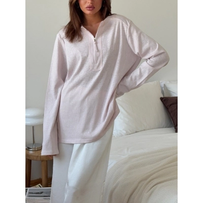 Comfortable Casual Loose Long T-Shirt, Simple and Versatile 01