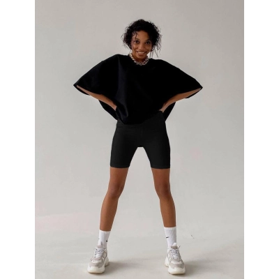 Unisex Abstract Art Print Round Neck T-Shirt with Back Design 02