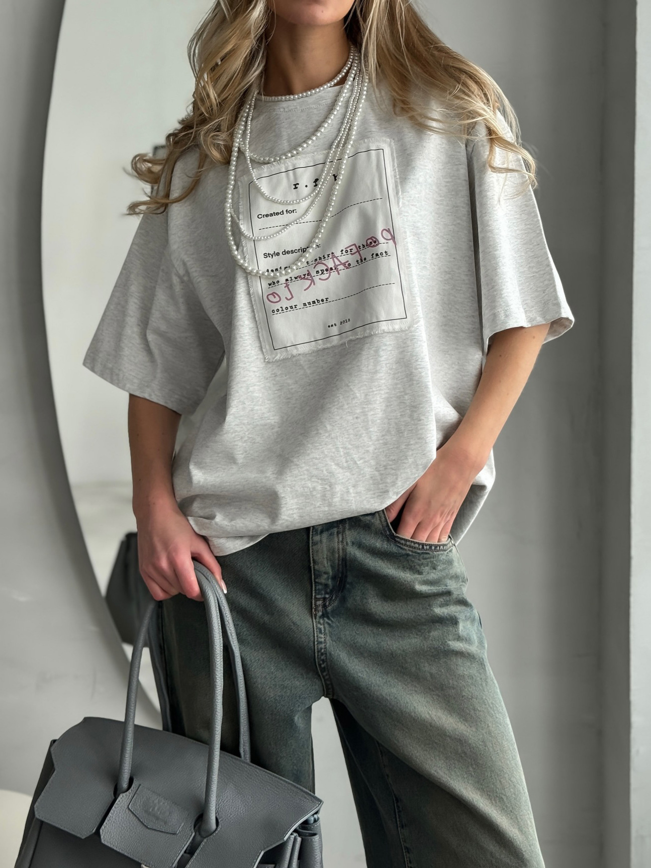 Women's Street Style Patchwork Embroidered T-Shirt