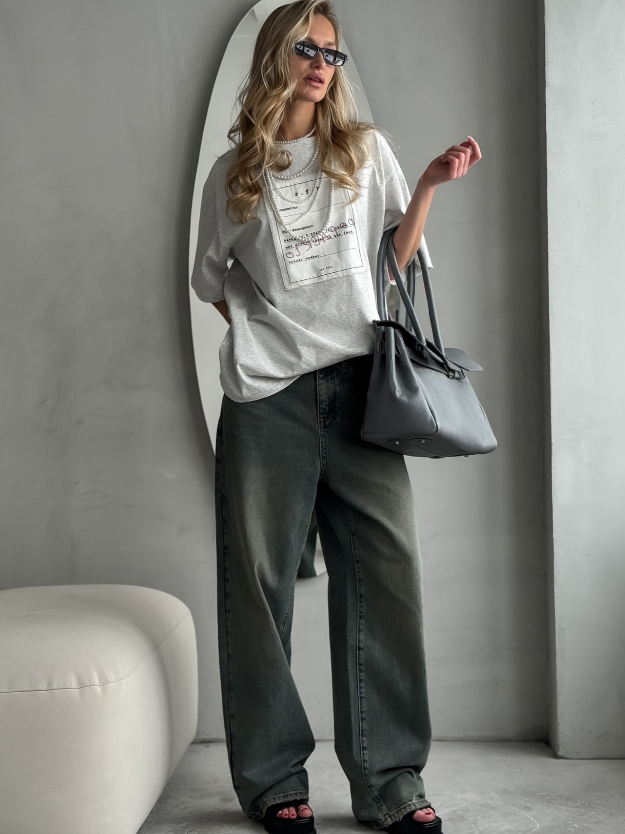 Women's Street Style Patchwork Embroidered T-Shirt