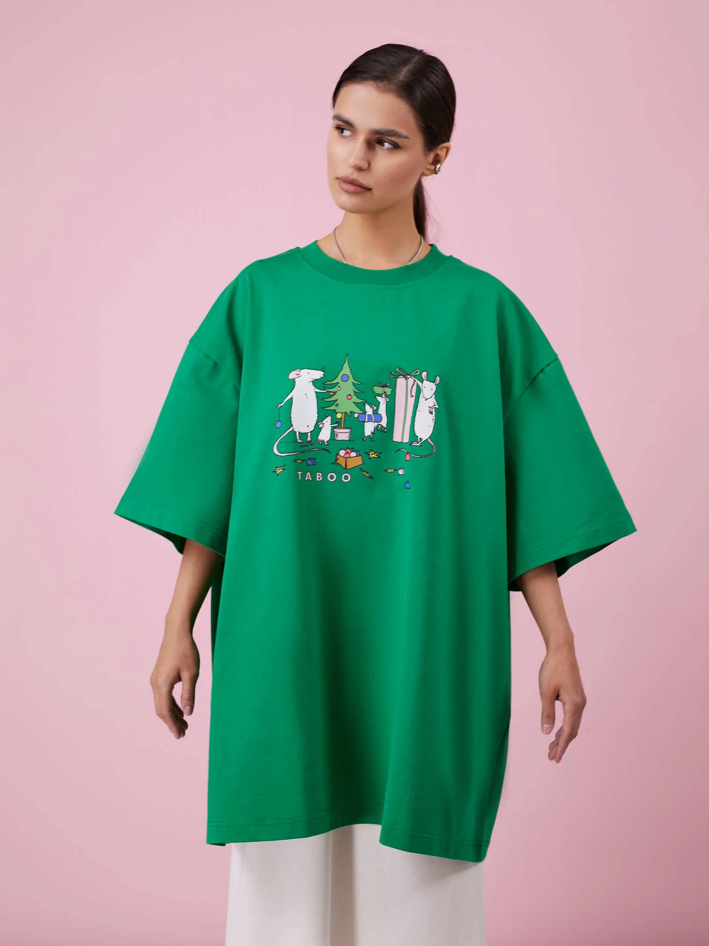 Designsoo Cartoon Print T-Shirt