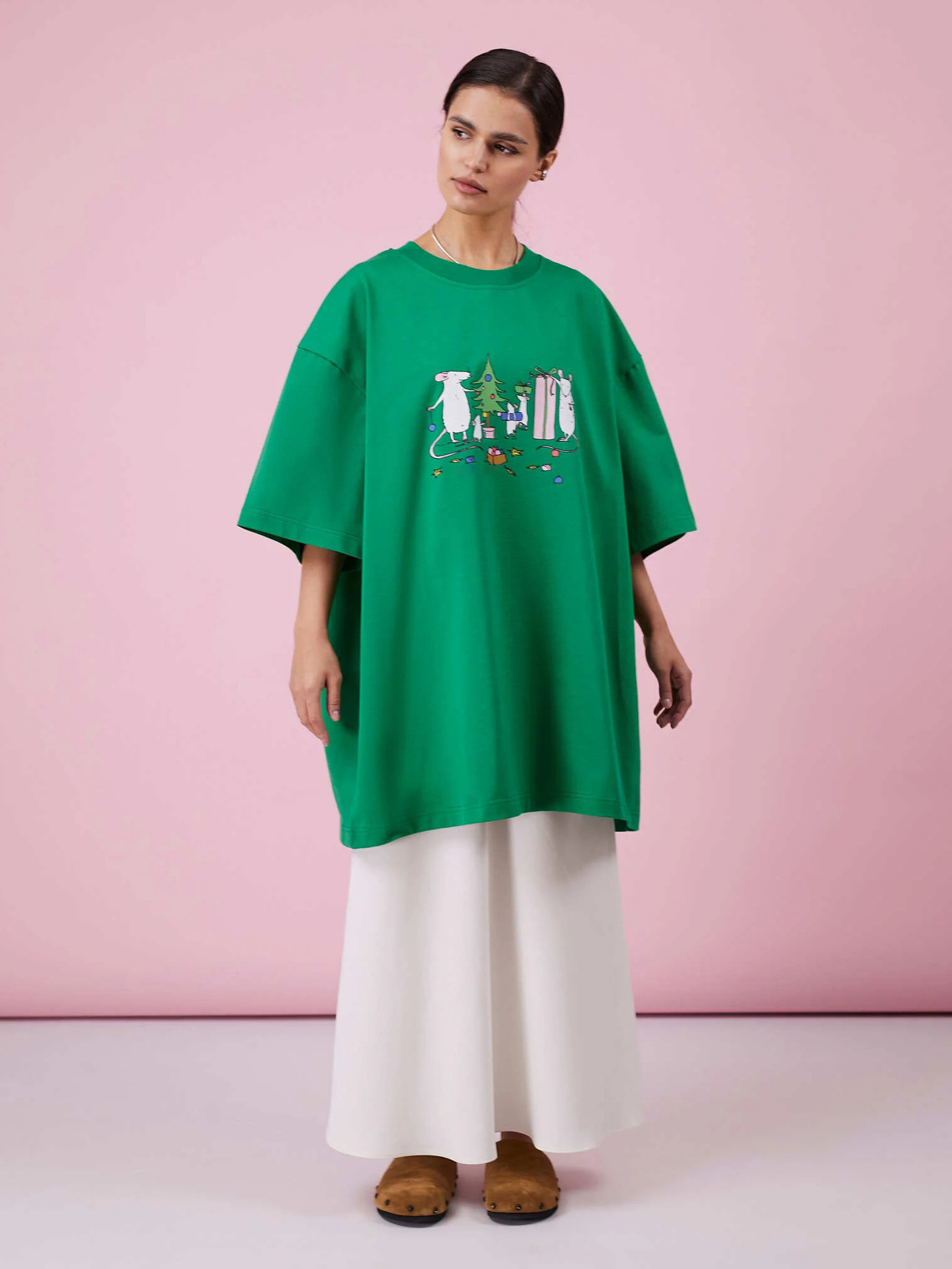 Designsoo Cartoon Print T-Shirt