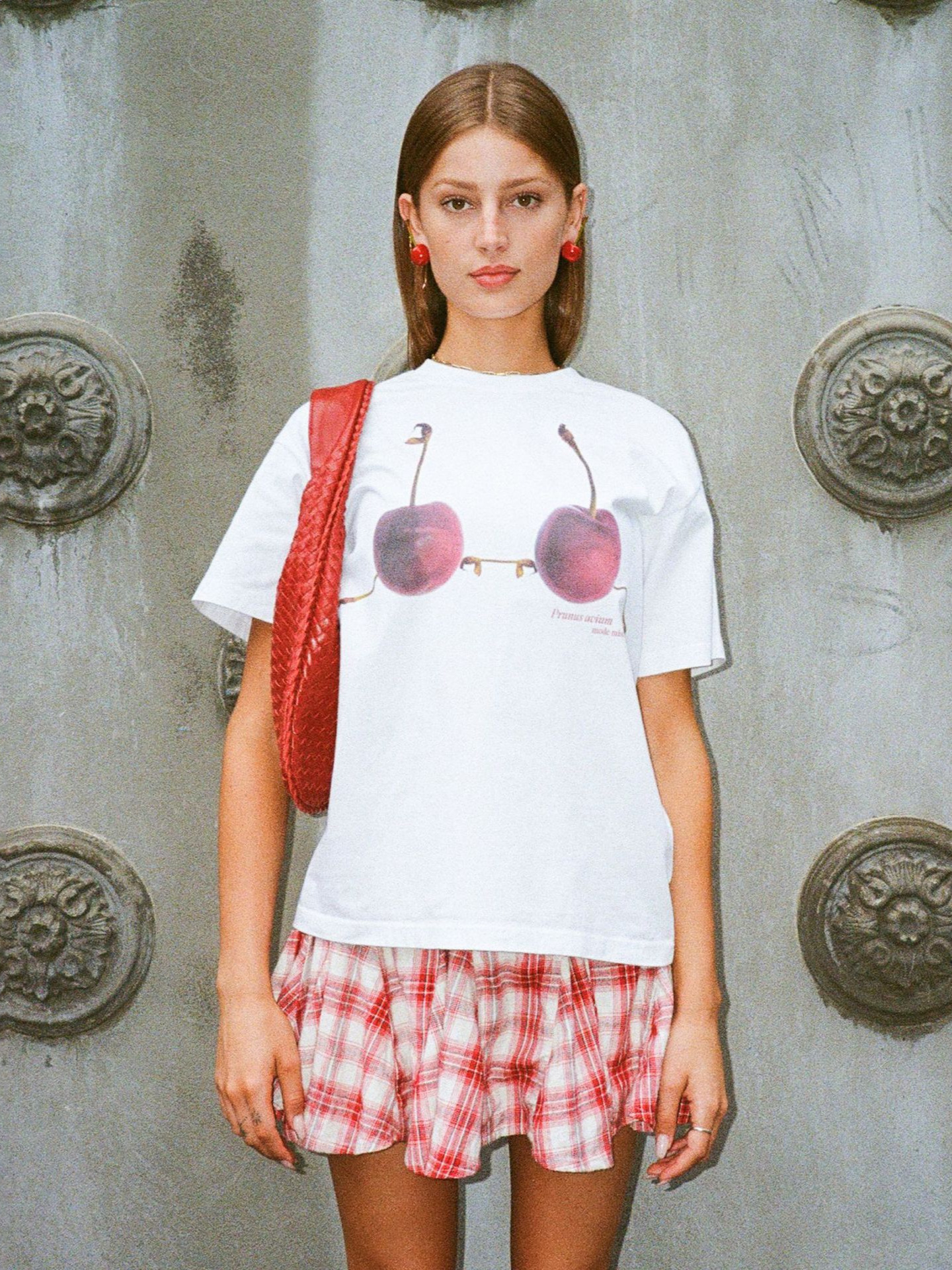 Designsoo Cherry Print Babe Top