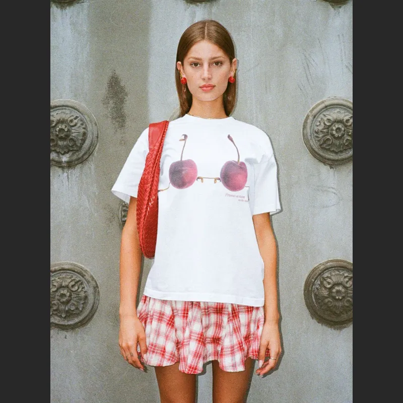 Cherry Print Babe Top