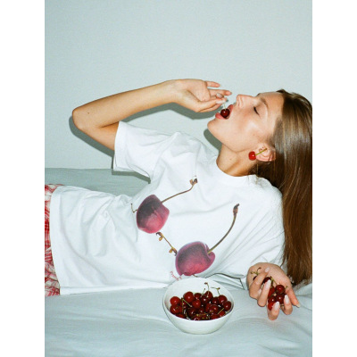 Designsoo Cherry Print Babe Top 02