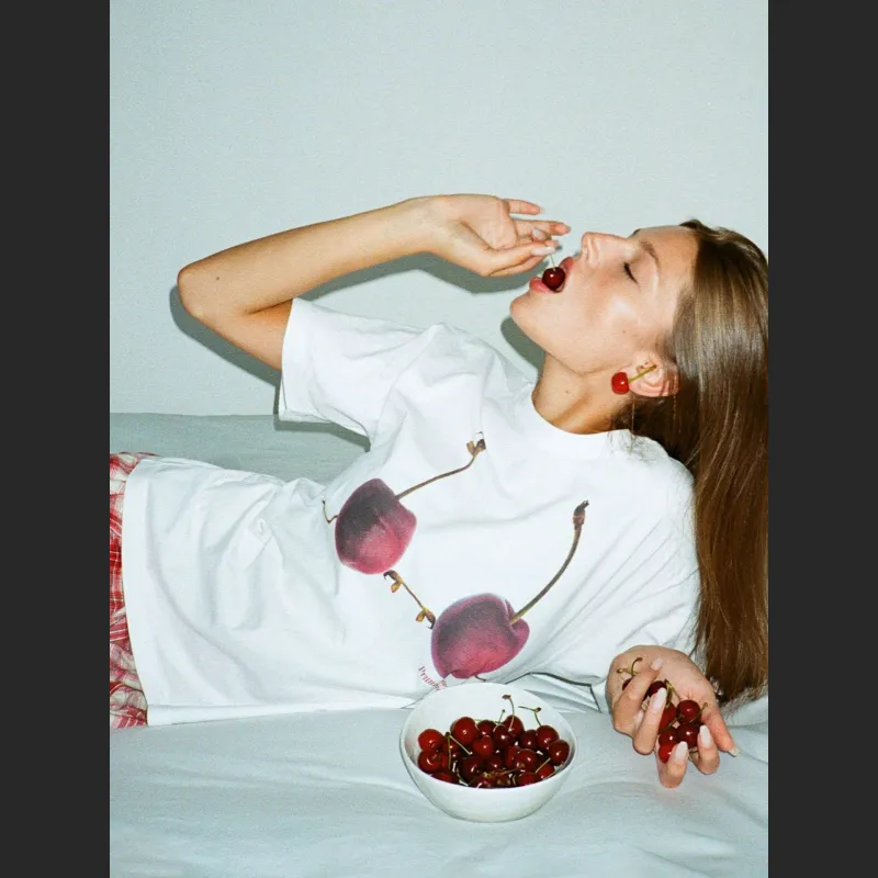 Cherry Print Babe Top