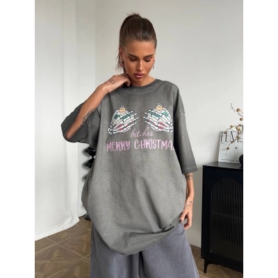 Designsoo Distressed Creative Print Short Sleeve T-Shirt 02