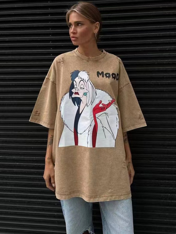 Designsoo Anime Print Design T-Shirt