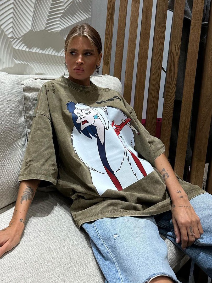 Designsoo Anime Print Design T-Shirt