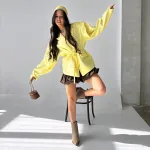 Classic Fit Notch Lapel Belted Blazer