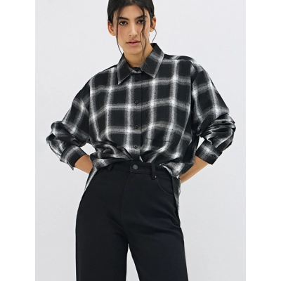 Designsoo Fully Rhinestone Embellished Loose Fit Women's Shirt 01