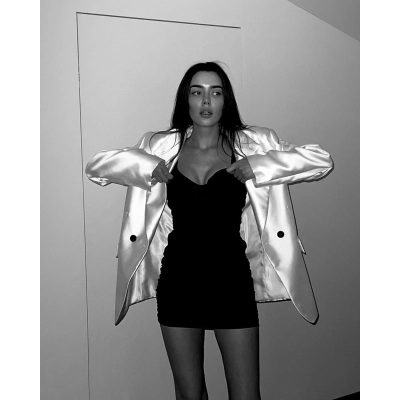 Designsoo Satin Blazer 01