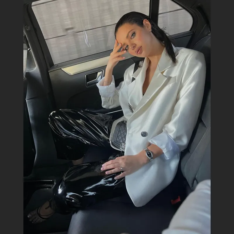 Satin Blazer