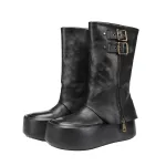 Top Grain Leather Thick Sole Best-selling High Boots