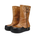 Top Grain Leather Thick Sole Best-selling High Boots
