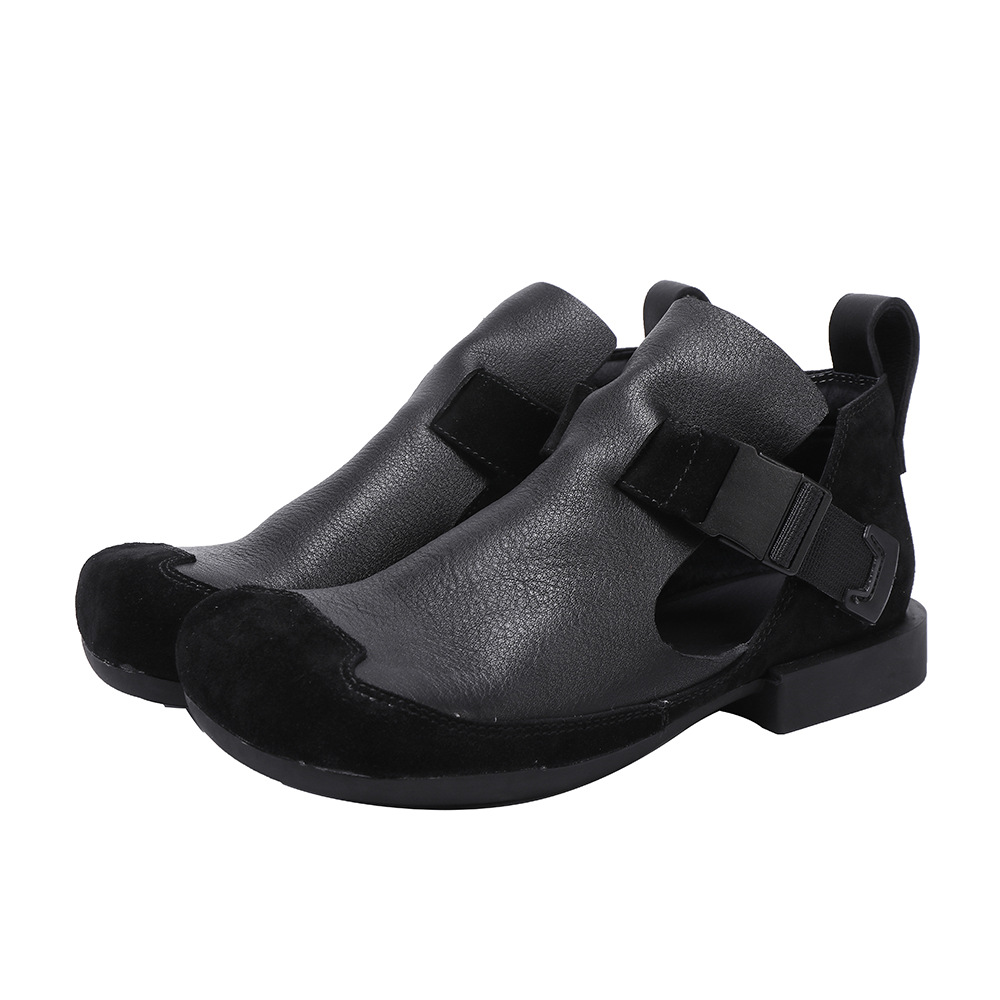 Designsoo Full Leather Lightweight Comfortable Flat Birkenstock Shoes