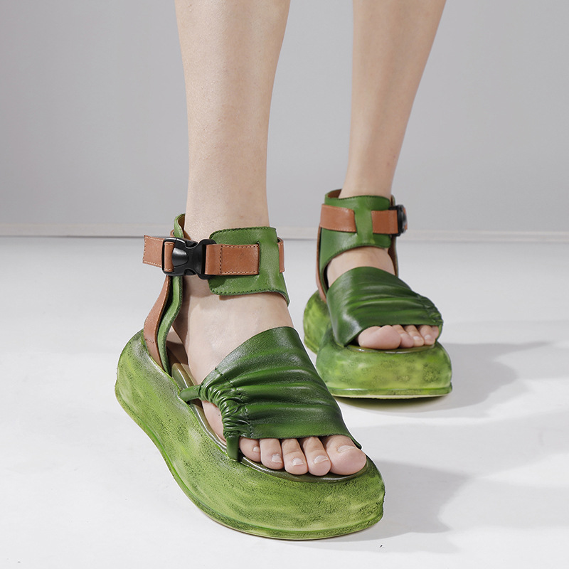 Designsoo Lightweight Bestseller Genuine Leather Women's Sandals