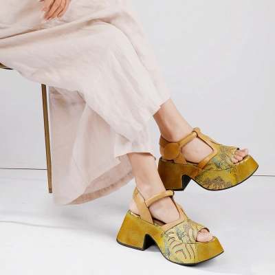 Designsoo Neo-Chinese Retro Handmade Sandals 01