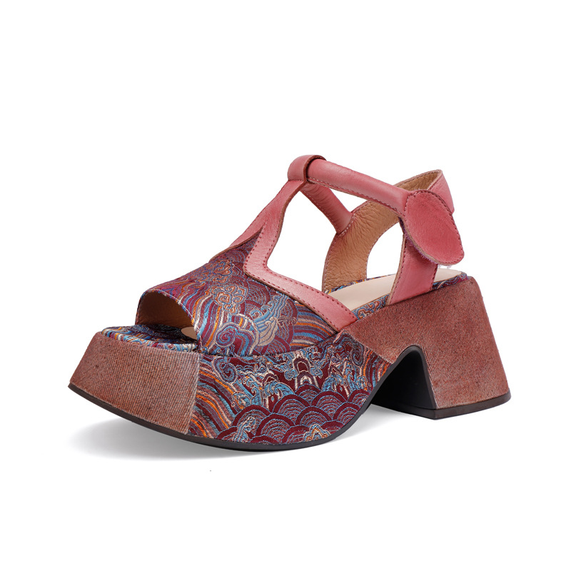 Designsoo Neo-Chinese Retro Handmade Sandals